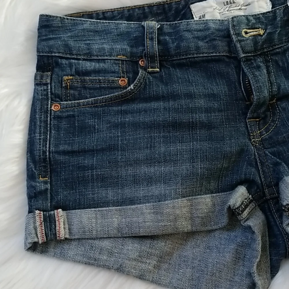 L.O.G.G H&M law rise Denim Jeans Shorts